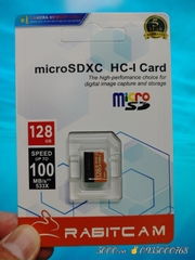 Thẻ nhớ RABIT 128GB 100Mbps ✌ Hộp 70c | Bảo Hành 5 Năm 1 đổi 1 tức thì ( Lưu trữ trung bình 18 ngày )