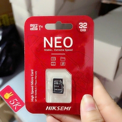 HIKSEMI 32GB NEO C1 Đỏ 92Mbps - Thẻ nhớ Chính Hãng ✌ Hikvision Việt Nam | Lifetime | Thùng 20 Hộp 50c | Tương thích rất tốt với Camera Hikvision