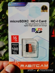 Thẻ nhớ RABIT 16GB 100Mbps ✌ Hộp 70c | Bảo Hành 5 Năm 1 đổi 1 tức thì ( Lưu trữ trung bình 2.25 ngày )