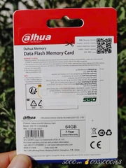 DAHUA 64GB 90.0Mbps - Thẻ nhớ Chính Hãng ✌ Dahua Việt Nam | 7 năm | Thùng 10 Hộp 25c | Tương thích tốt với Camera Wifi