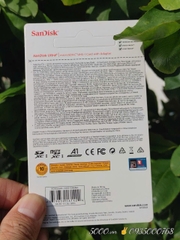 Thẻ nhớ SANDISK 128GB 100Mbp ✌ Bảo hành 1.000.000.000 lần ghi và xóa liên tục hoặc tới hết 31.12.2028