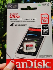 Thẻ nhớ SANDISK 256GB tốc độ upto 150Mbps - Hàng Chính Hãng ✌ FPT | 10 Năm | Hộp 100c