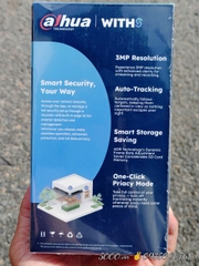 Wifi Dahua H3AS 3MP - Hero A1 | Xoay 360 trong nhà, Đàm thoại 2 chiều ,Theo dõi chuyển động (Tương tự A32 Pro)