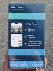 Wifi Dahua H3AS 3MP - Hero A1 | Xoay 360 trong nhà, Đàm thoại 2 chiều ,Theo dõi chuyển động (Tương tự A32 Pro)
