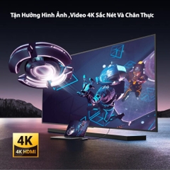 Bộ chuyển đổi USB-C sang HDM 4K@30Hz , PD 100W Ugreen 15598 USB A+HDMI+RJ45+PD Converter 4K@30Hz with PD