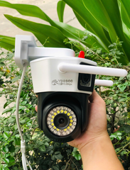 YOOSEE F066-15MP Camera WI-FI 4 mắt 3 khung (1 mắt giả là LED trợ sáng)