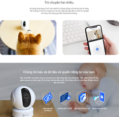 True WDR - EZVIZ C6Cn Pro 2K+ Camera Wi-Fi  có Công nghệ CHỐNG NGƯỢC SÁNG THỰC | ĐPG 2560×1440 @ 25fps