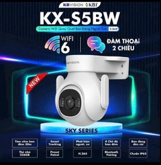Wifi KABE KX-S5BW 5MP - Camera Wifi OEM từ hãng Dahua, xoay 360 Ngoài trời, Đàm thoại, Bluetooth, báo động đèn còi, tầm nhìn xa 30 mét