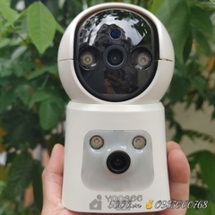 Camera Wi-Fi 2 mắt YOO.SEE QE10, Lens 3.6mm | Thùng 30 Hộp đỏ | Điện áp 5V<2.0A, cổng Type-C | Thẻ 128GB , chuẩn nén H.265