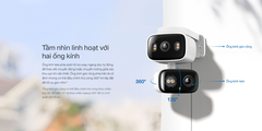 Camera IP Wifi TP-Link TAPO C246D dual lens 2K 3MP - Camera Ngoài Trời Quay Quét 360 không góc chết, dành cho khách cần "Nhìn xa trông rộng - An tâm tuyệt đối"