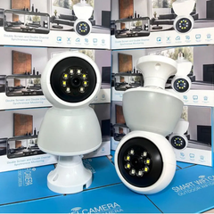 Camera Wifi YS-01 tích hợp BÓNG ĐÈN, cổng sạc CHUI ĐÈN E27, Có màu ban đêm, Xoay 360 độ , Đàm thoại, Báo động siêu to