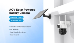 4G Net Solar PTZ Camera O-KAM PRO G622D (Sim 4G, Pin lưu trữ 24h, Tấm NLMT LỚN, chân đế dài, xoay 360 độ , đàm thoại, có màu, thùng 12c)