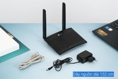 Bộ phát WiFi từ Sim 4G TP-Link Mr100 (Hai râu, hai cổng LAN, để bàn)
