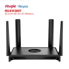 Bộ phát WiFi từ Sim 4G Ruijie Reeyee EW300T tốc độ bàn thờ | Bảo hành 3 năm | Free Cloud, cho phép cài đặt nhanh, giám sát, quản lý từ xa (Tương thích tốt với NVR Imou & Ezviz)