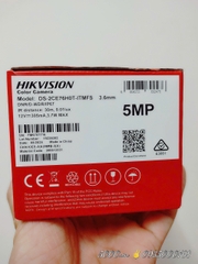 Analog Camera Hikvision DOME 5MP DS-2CE76H0T-ITMFS (Vỏ sắt | Nặng ~400 gram)