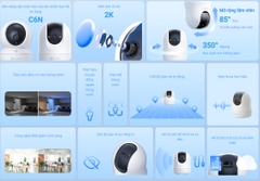 (3) EZVIZ C6N G1 Series  2K | 3K | 4K (Nổi bật với góc nhìn rộng và chống ngược sáng tốt hơn | Ban đêm có Màu | Đàm thoại | Xoay 360 | Thùng 30c)