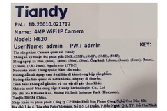 Camera Wifi Tiandy H610 3MP FullColor (2304×1296) - Màu đen ngụy trang, ẩn mình vào tường đen
