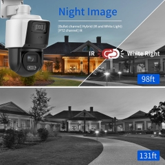 IP Camera Speed Dome 4MP Hikvision 2 mắt 2 khung hình DS-2SE2C400MWG-E/14 và  PTZ DS-2SE3C404MWG-E/14
