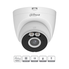 Camera Wi-Fi 4MP DAHUA T4A Dome Turret A1 Smart Dual Light DH-F4C-LED