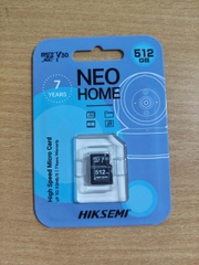 HIKSEMI 512GB HOME D1 Xanh 92Mbps - Thẻ nhớ Chính Hãng ✌ Hikvision Việt Nam | Lifetime | Thùng 20 Hộp 50c | Tương thích rất tốt với Camera Hikvision
