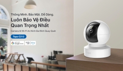 Camera IP Wifi TP-Link TAPO C212 3MP (2304×1296) - Màu trắng phổ thông, dùng cho tường trắng