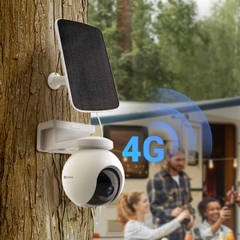 EZVIZ EB8 4G + Tấm pin năng lượng mặt trời 5W | Pin 10.400 mAh
