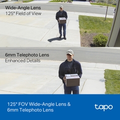 Camera IP Wifi TP-Link TAPO C246D dual lens 2K 3MP - Camera Ngoài Trời Quay Quét 360 không góc chết, dành cho khách cần "Nhìn xa trông rộng - An tâm tuyệt đối"