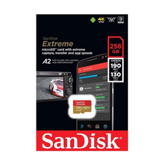 (3) Thẻ nhớ Flycam SanDisk Extreme 256GB tốc độ 190MB/s - Hàng chính hãng | Lifetime