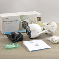 EZVIZ H3 Pro 3K 5MP - Camera Wi-Fi cố định ngoài trời, vỏ kim loại, nhận diện tốt người và xe cộ