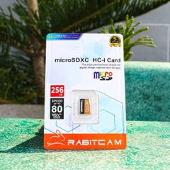 (Hộp 70c) Thẻ nhớ RABIT 256GB - Hàng Công ty | Có VAT do ✌5K PP | Bảo hành 5 năm | Hàng xịn chuyên trị camera kén thẻ