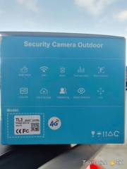 4G Net Solar PTZ Camera O-KAM PRO TL3 với 3 mắt xoay độc lập (Sim 4G, Tấm pin NLMT 12.000mAh, chân đế dài, xoay 360 độ , đàm thoại, có màu, thùng 12 hộp)