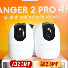 (5.0Ghz) IMOU A82 PRO 4K 8MP - Ban đêm có màu | Wifi 2 tần số | Có cổng LAN | Nén H.265 | Nhận thẻ 512GB