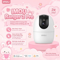 (5.0Ghz) IMOU A32 PRO 2K 3MP - Tem 2026 | Ban đêm có màu | Wifi 2 tần số 2.4 và 5.0Ghz | Có cổng LAN | Nén H.265 | Nhận thẻ 512GB