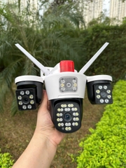 YOOSEE Q48T-20MP Camera Wi-Fi 4 mắt 3 khung hình (Thùng 12 hộp màu | Bảo hành 12 tháng)