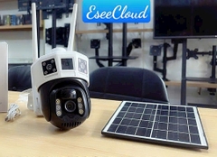 4G Net Solar PTZ Camera ESEECLOUD 4G-TG36-PRO (Sim 4G, Pin lưu trữ 36h, Tấm NLMT, chân đế dài, xoay 360 độ , đàm thoại, có màu, thùng 12c, Thuộc họ YOOSEE )