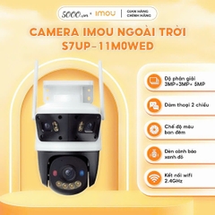 Camera Wi-Fi 11MP IMOU S7UP (Cruiser Z 3MP + 3MP + 5MP I 3 mắt 3 khung hình | Thùng 12c)
