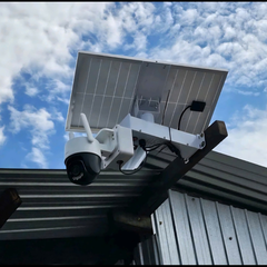 (Kèm cam tặng QUÀ) Tấm Panel Năng lượng mặt trời 12V dành cho tất cả 4G Camera nguồn 12V các hãng như Imou, Ezviz, Hikvision, Dahua, Kabe, Yoosee... Công suất sạc 40W-80W và Pin 20Ah-30Ah | Bảo hành 12 Tháng, riêng PIN 6 Tháng | LƯU Ý: ko bảo hành rơi vỡ do chành xe vận chuyển | Áp dụng thùng 3 Cái, mua lẻ +50k