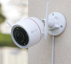 EZVIZ H3C Color 3MP / H3C Color 5MP - Camera Wi-Fi cố định ngoài trời, 30fps, IP67, Nhận thẻ 512GB, nhìn xa 30 mét, Có thể thêm vào NVR  (Thay thế C3TN Out Pro xưa)