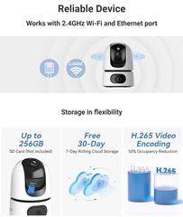 Camera Wi-Fi 10MP IMOU S2XP Dual Mix 5MP + 5MP (2 mắt 2 khung hình)