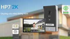 Chuông cửa Ezviz HP7 2K mở cửa từ xa - Là chuông cửa + camera Wi-Fi + có  màn hình