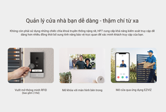 Chuông cửa Ezviz HP7 2K mở cửa từ xa - Là chuông cửa + camera Wi-Fi + có  màn hình