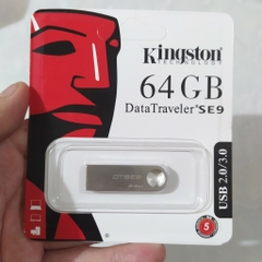 Bộ nhớ USB Kingston SE9 nhôm mini 128GB/ 64GB/ 32GB/ 16GB/ 8GB/ 4GB/ 2GB -  Hàng Công ty |do ✌5K PP | Bảo hành 2 năm - Bán theo SL30, lẻ +20k