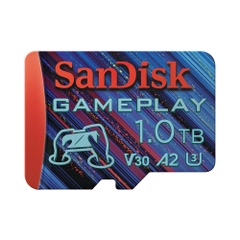 (Pre-Order 2H) Thẻ nhớ 1TB SanDisk GamePlay microSD card for Mobile Gaming, microSDXC, SQXAV 1TB, V30, U3, C10, A2, UHS-I, 190MB/s R, 130MB/s W, 4x6, Lifetime Limited