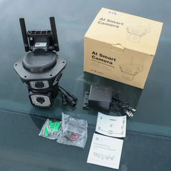 YOOSEE TAM NHÃN F54T-12MP Camera Wi-Fi 3 mắt 3 khung hình, mắt giữa trợ sáng - ngụy trang