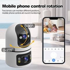 Camera Wi-Fi 12MP ICAM365 S2XP Dual Mix 6MP + 6MP (2 mắt 2 khung hình) (Thùng 30 hộp | Bảo hành 12 tháng | App: ICAM365)