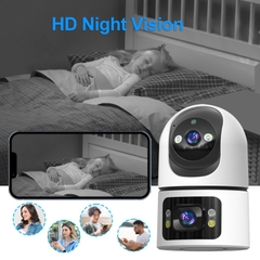 Camera Wi-Fi 12MP ICAM365 S2XP Dual Mix 6MP + 6MP (2 mắt 2 khung hình) (Thùng 30 hộp | Bảo hành 12 tháng | App: ICAM365)