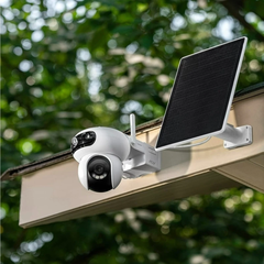 (Quà) 4G Ezviz HB90x Dual 8MP - Camera NLMT 2 măt ngoài trời | Dây 3 mét | Sạc 10W | Pin 10.400 mAh | IP65 | Có 4G, Có Wifi luôn | CS-HB90x/SP-R100 (4MP+4MP W4GA)