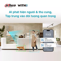 (2) Camera Wifi Dahua Hero H3T 3MP/5MP,Xoay 360 trong nhà, Đàm thoại 2 chiều ,Theo dõi chuyển động H3T/H5T