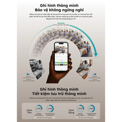 Wifi Dahua H3AS 3MP - Hero A1 | Xoay 360 trong nhà, Đàm thoại 2 chiều ,Theo dõi chuyển động (Tương tự A32 Pro)