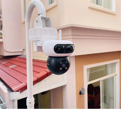EZVIZ C90 8MP - Dual 2K plus + 2K plus (5,120 × 2880| Mắt trên Cố Định, mắt dưới xoay 360| Đàm thoại | Có màu ban đêm | Lắp ngoài trời)